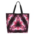 thumbnail image 2 of ZICANCN Psychedelic Roses Tote Bag , Grocery Bags Reusable Shopping Bags with Handles Durable Foldable Washable for Women Men, 2 of 8
