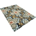 thumbnail image 5 of Rugsotic Carpets Hand Tufted Wool Eco-Friendly Area Rugs - 8'x10', Rectangle, Blue, Modern Contemporary Design, High Pile Handmade Anti Skid Rugs for Living Room, Bed Room (K00722), 5 of 6