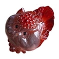 thumbnail image 2 of Estatua de pez, decoración del hogar, recuerdo, regalo para amigos, resina, adorno de escritorio para mascotas. Rojo, 2 of 9