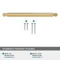 thumbnail image 4 of Amerock Balon 7-9/16 inch (192mm) Center-to-Center Champagne Bronze Cabinet Pull, 4 of 6
