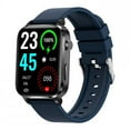 thumbnail image 3 of F100 Smart Watch Touch Screen Heart Rate Blood Oxygen Monitoring Sports Bracelet Smartwatch Brown Leather, 3 of 5