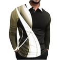thumbnail image 1 of Blusa y camisa de manga larga con cuello vuelto para hombre, jersey de solapa de manga corta, top deportivo de manga corta con solapa, blusa de poliéster para hombre, 1 of 4