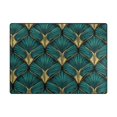thumbnail image 5 of Yayeee Area Rugs for Living Room 6.7'x4.8' Non Slip Washable Bedroom Floor Carpet, Green Abstract Pattern, 5 of 5