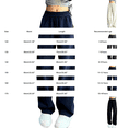 thumbnail image 4 of TIREOW Girls Sweatpants Elastic High Waist Straight Wide Leg Sweat Pants Soft Daily Wear Casual Baggy Streetwear Pants, 4 of 5