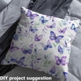 thumbnail image 2 of Homewish Girly Watercolor Butterfly Fabric by the Yard 1 Yard for Girls, Leaf Botanical Room Decor Fabric by the Yard, Kawaii Cartoon Animal Sewing Fabric, Lightweight Room Decor, 2 of 6