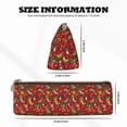 thumbnail image 4 of Naloa X-mas and New Year Print Leather Pencil Case - Portable Big Capacity Pencil Pouch Organizer Bag Stationery Bag for Work & Office Pencil Pen Case, 4 of 5