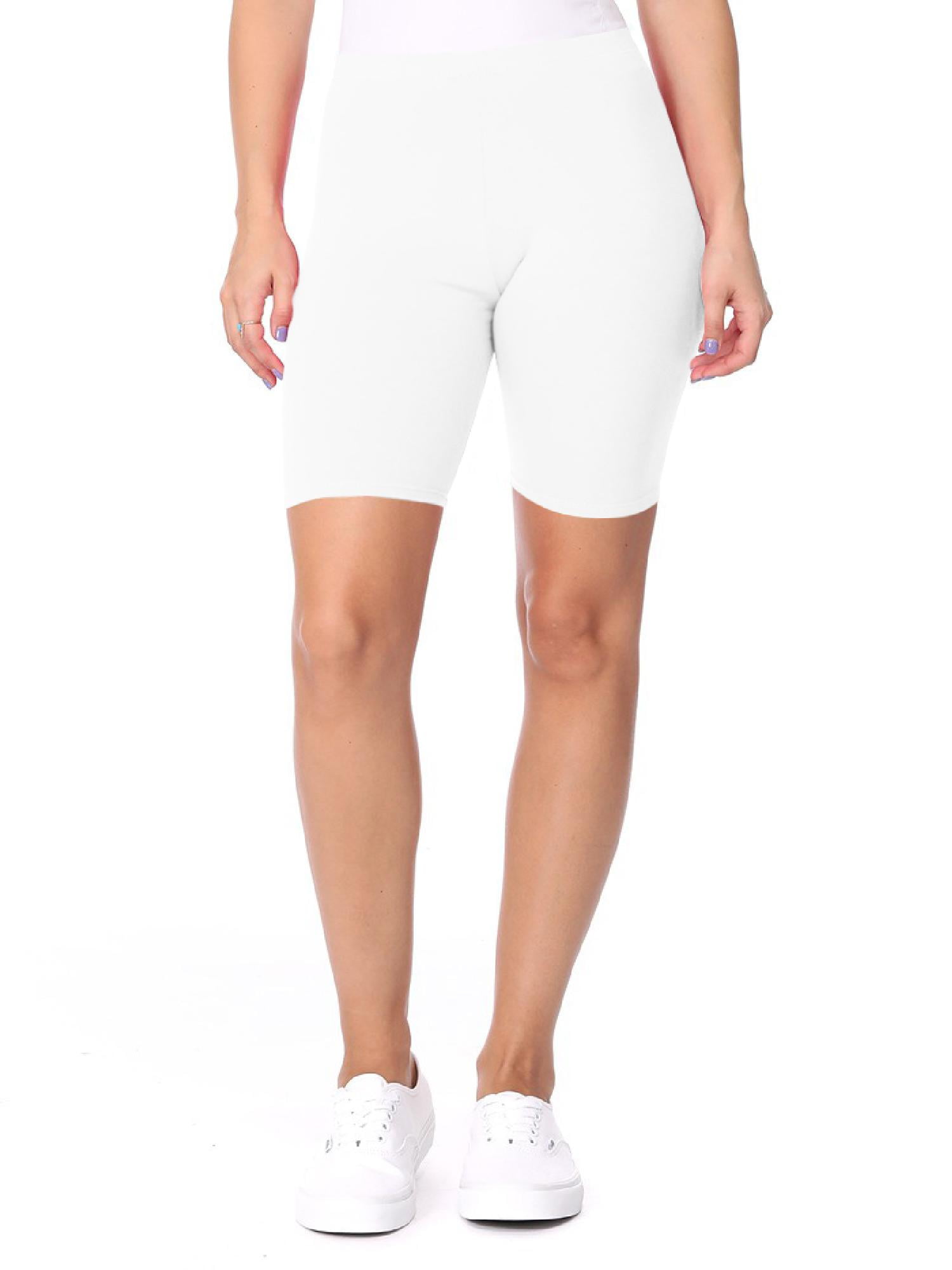 high waisted biker shorts walmart