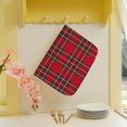thumbnail image 4 of Christmas Buffalo Plaid Dish Drying Mats 18x24 Inch Red Drying Mats Xmas Winter Holiday Kitchen Decor Absorbent Drying Dish Pad Rack Drainer Mats for Kitchen Dining Room Counter, 4 of 7
