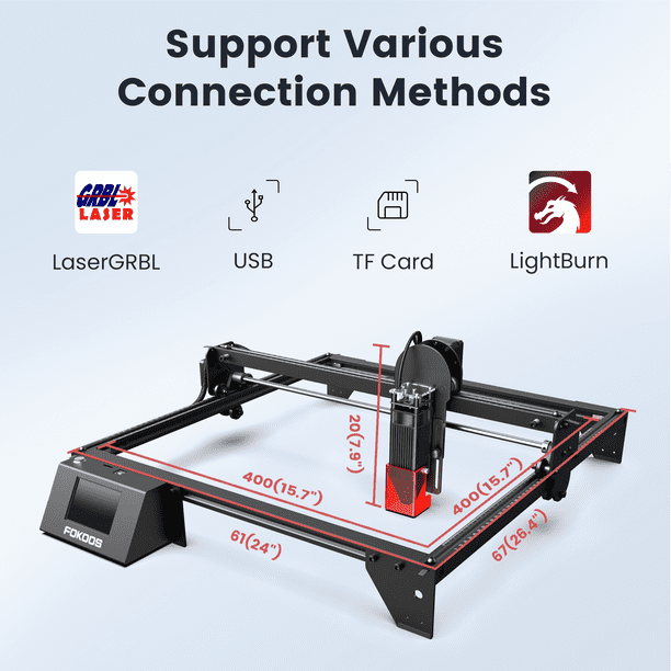 FOKOOS FE10 10W Laser Engraver, 60W Machine with 3.5