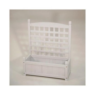 44 in. Wooden Planter Trellis