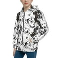 thumbnail image 2 of Kdxio Labrador Retriever Dog Pattern Kids Boys Girls Zip Up Hoodie 3D Printed Hooded Sweatshirt Hoody Coat with Pocket 7-12 Y-Small, 2 of 6