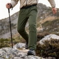thumbnail image 4 of Youthup Men's Water-Resistant Cargo Joggers - 5000mm Waterproof Quick-Dry Athletic Pants for Hiking & Outdoor Activities, 4 of 11