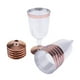 thumbnail image 4 of Copas de champán de plástico piezas, vasos de tostado de plástico de 7 , vasos desechables para cócteles para yotijar Copas de vino rojo desechables, 4 of 10