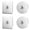 B*1+H*1+K*1+Q*1, variant on Drill Free Adhesive Hooks,Upgraded Picture Hangers Without Nails,Adhesive Wall Mount Screw Hooks for Hanging,Nail Free Wall Hangers for Kitchen, Bathroom (1PCS,Circle,Spike Diameter 9mm)