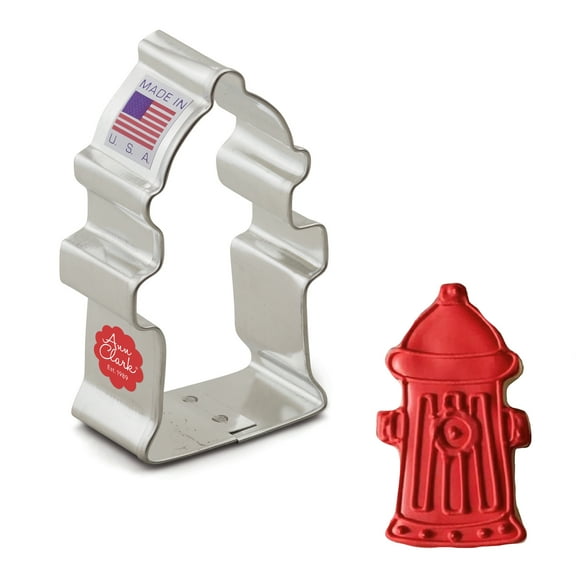Ann Clark Fire Hydrant Cookie Cutter 3", Made in USA