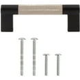 thumbnail image 3 of Stone Harbor Hardware Urban Cabinet Pull, 3 Inches, Satin Nickel with Matte Black Ends, 3 of 3