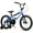 Blue, variant on Glerc 14 Inch Little Kids Bike BMX Style Bicycle with Training Wheels Coaster Brake for 3 4 5 Years Old Boys Girls, Black
