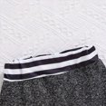 thumbnail image 6 of TOWED22 Baby Boy Clothes Infant Newborn Outfits Long Sleeve Letter Print Romper + Hat + Pants Set 0 3 6 9 12 18 24 Months,Black,6-9 M, 6 of 9