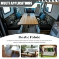 thumbnail image 3 of XYZCANDO Dragonfly Floral RV Dinette Cushions Universal RV Decor Washable Bench Cushion Stretchable Couch Cover 2 Cushion Sofa Comfortable 2 Seat Sofa Cover Slipcovers for RV Camper Car Bench Black, 3 of 7