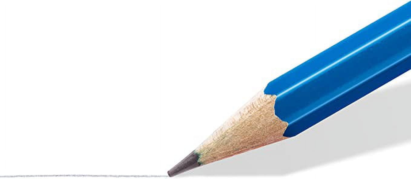 STAEDTLER Mars Lumograph 2H Graphite Art Drawing Pencil, Medium Hard, Break-Resistant Bonded Lead, 12 Pack, 100-2H