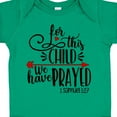 thumbnail image 4 of Inktastic For This Child We Have Prayed Red Arrow and Heart Boys or Girls Baby Bodysuit, 4 of 5