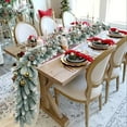 thumbnail image 2 of Langgg ABS Garden Wedding Home Decor Flexible Personalized Decorations Simulation Christmas Soft Artificial Double Green, 2 of 6