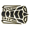 thumbnail image 4 of Universal Motorcycle Gas Fuel Oil Tank Pad Stickers Protector Tank Traction Pad(gold edge), 4 of 9