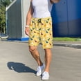 thumbnail image 6 of Cauagu Cartoon Duck Print Pajama Bottoms for Men Sleep Pajama Shorts Elastic Waistband Sleep Pajama Short Men's PJ Shorts-Large, 6 of 6