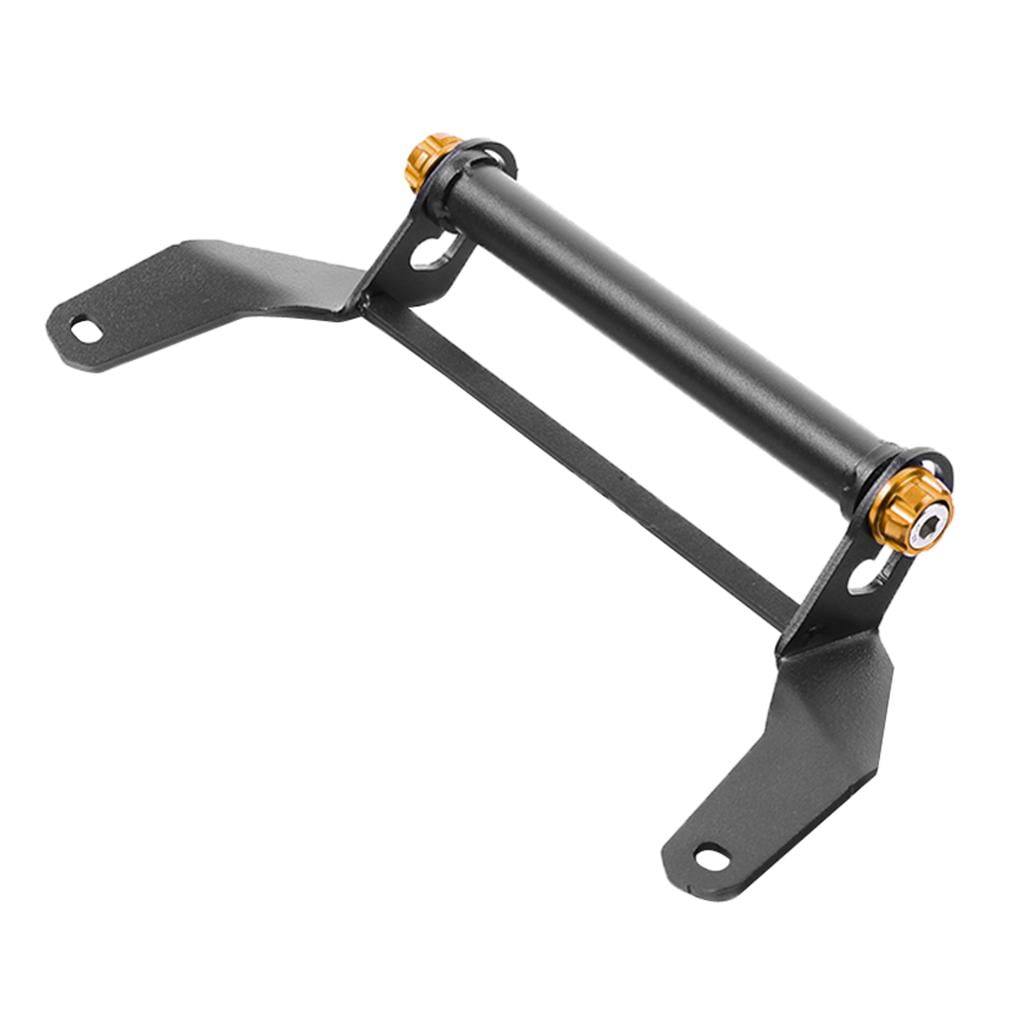 Miulika CNC Aluminum Motorcycle Mobile Phone Stand Holder Adjustable Navigation Mount Golden