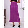 thumbnail image 6 of Women'S Midi Pencil Skirt Side Slit High Waisted Bodycon Casual Long Skirts M, 6 of 9