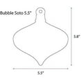 thumbnail image 2 of 26 Units Acrylic Christmas Ornaments Bubble Soto 1/8" Thick - Clear or Solid Color - (Size 5.5") Made in USA, 2 of 5
