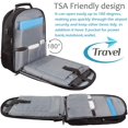 thumbnail image 3 of Travel Laptop Backpack,Extra Large Capacity Friendly Anti Theft Backpacks with USB Charging Port,Water-Resistant, 3 of 5