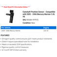 thumbnail image 2 of Camshaft Position Sensor - Compatible with 2005 - 2006 Mercury Mariner 3.0L V6, 2 of 2