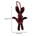 thumbnail image 3 of VerPetridure Wishing Rabbit Bouquet Accessories Rabbit Plush Pendant Wine Red Plush Pendant Rabbit Doll Valentine's Day Pendant Flower Decoration Gift, 3 of 3
