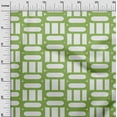 thumbnail image 3 of oneOone Cotton Cambric Light Green Fabric Geometric Quilting Supplies Print Sewing Fabric By The Yard 56 Inch Wide, 3 of 4