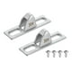 thumbnail image 1 of 2 Piezas Sujetador de Puerta Deslizante 2.4"x0.7" Cerradura de Puerta Deslizante de Acero Inoxidable 304, Plata, 1 of 7