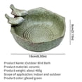 thumbnail image 2 of 26-27 Bird Feeder Ceramic Bird Nest Bird Basin Feeder Garden Decoration Ornaments Birds Bath Bird Feeder, 2 of 5