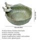 thumbnail image 2 of 26-27 Bird Feeder Ceramic Bird Nest Bird Basin Feeder Garden Decoration Ornaments Birds Bath Bird Feeder, 2 of 5