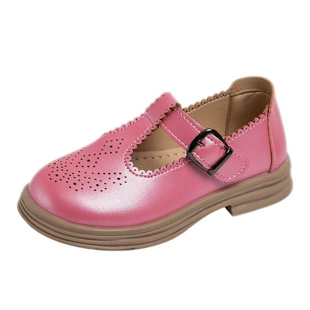 

NIUREDLTD Children Shunky Heel Flower Sandals Fashion Princess Shoes Performance Sandals Children Shoes Size 32