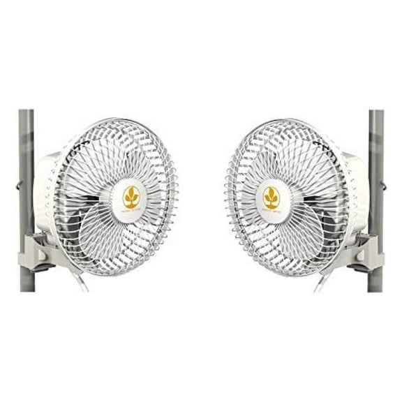 Monkey Fan 16W Fits 0.63" - 0.83" Inch Grow Tent Poles - 2 Pack
