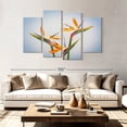 thumbnail image 2 of Elephant Stock Yellow Strelitzia Wall Art - Horizontal Multi Panel Canvas - Living Room Wall Decor - Floral And Botanical Multi Panel - Blue And Green Decor - 84" x 54", 2 of 8