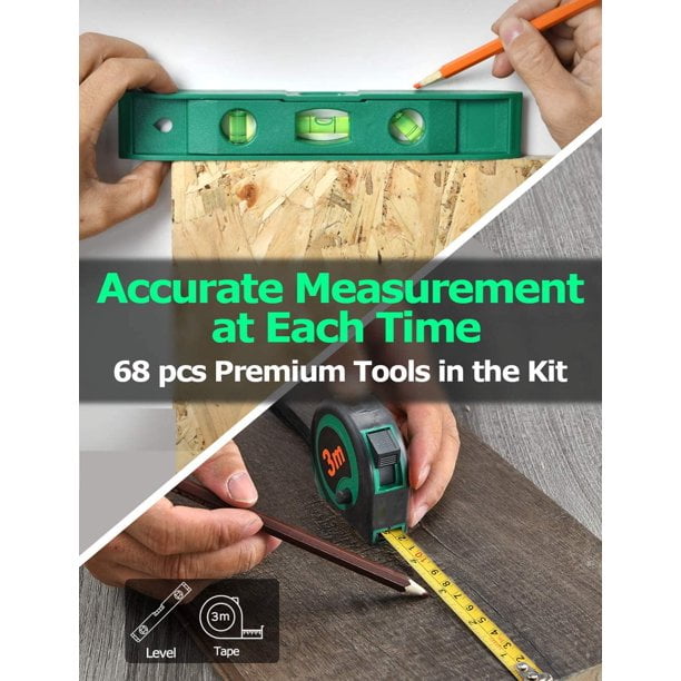 Buy KIMO Cordless Drill Driver Kit, 46PCS Accessories, 20V Impact Drill