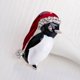 thumbnail image 4 of Yuarrent Decorado Árbol de Navidad Botas de Papá Noel Muñeco de nieve Campana Broche Bufanda Collar Solapa Broche de Navidad Regalo de niña Kits de decoración para fiestas No.18 Yuarrent JR0793-18, 4 of 6