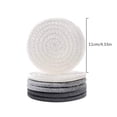 thumbnail image 4 of asddcavvf 6PCS Pad Glass Wool Pad Hand-woven Pad Set Round Super Absorbent Heat- Pad Coffee Table Mats Set, 4 of 8