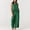 #271-Green, variant on Womens Sweater Set Womens Solid Color Thin Loose Sleeveless Pleated Tank Top With Wide Leg Cropped Pants Gift