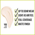 thumbnail image 1 of Maquillaje líquido de cobertura total Maybelline Nueva York Fair Ivory 1 Fl Oz, 1 of 2