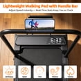 thumbnail image 6 of 3.0HP Portable Under Desk Treadmill with Handle Bar & Incline, 0.6-7.6 mph, 350 lbs Capacity, Walking Pad for Home Workout, Jogging, Cardio, 6 of 8