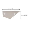 thumbnail image 4 of KAKOWELY string action gauge Stainless Steel Guitar Repair Part Guitar String Detection Ruler Guitar Supply4.13"X1.97"X0.12", 4 of 5