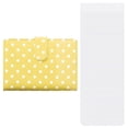 thumbnail image 2 of Yellow Polka Dot Budget Planner A6 5.3x7.5in - Detachable Cash Stuffing Binder with 12 Zip Pockets, PU Leather Financial Organizer for Expense Tracking & Monthly Budget Management, 2 of 4