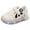 White, variant on Gyujnb Boys and Girls Panda LED Light up Sneakers Hook and Loop Casual Shoes (Unisex),3-3.5 Years